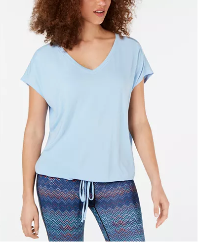 Ideology Drawstring-Hem Top