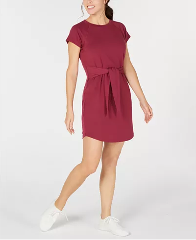 Ideology Tie-Front Dress Side M (Check Color)