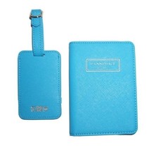 Flight 001 Passport and Luggage Tag Set Turquoise
