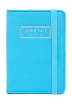 Flight 001 Passport and Luggage Tag Set Turquoise